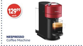 Shoppers Drug Mart Nespresso coffee machine offer