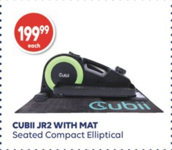 Shoppers Drug Mart Cubii jr2 with mat seated compact elliptical offer