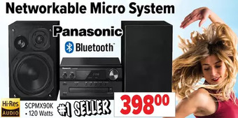 2001 Audio Video Panasonic networkable micro system offer