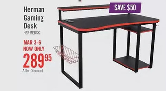 The Brick Herman gaming desk offer