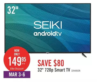 The Brick Seiki 32" hd android smart television - sc-32ha960n offer
