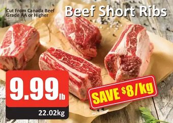 Starsky Beef short ribs offer