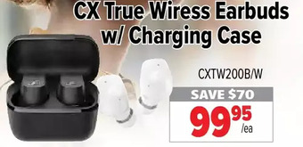 2001 Audio Video Sennheiser cx true wiress earbuds w/ charging case offer