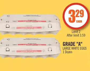 Shoppers Drug Mart Grade "a" large white eggs offer