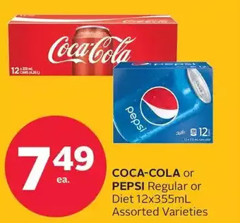 Rexall Coca-cola or pepsi offer