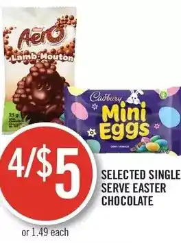 Shoppers Drug Mart Aero | cadbury single serve easter chocolates offer