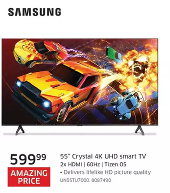 The Source Samsung 55" crystal 4k uhd smart tv offer