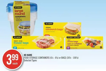 Shoppers Drug Mart No name food storage containers or bags offer
