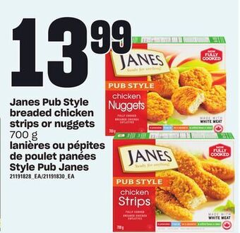 Independent City Market Lanières ou pépites de poulet panées style pub janes, 700 g offer