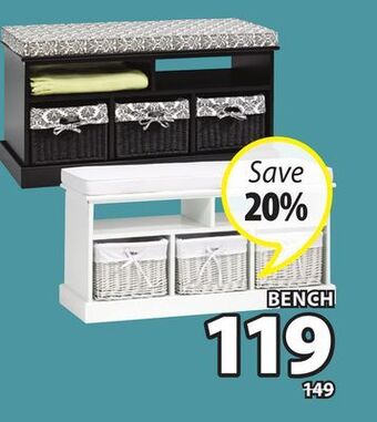 JYSK Dina bench offer