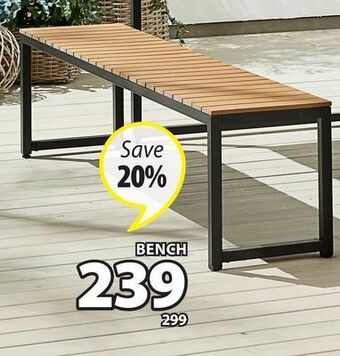 JYSK Dagsvad bench offer