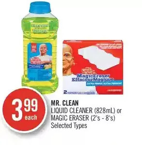 Shoppers Drug Mart Mr. clean liquid cleaner or magic eraser offer