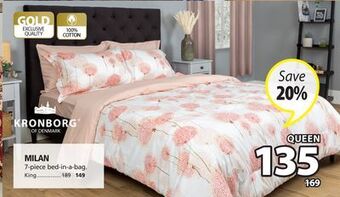 JYSK Kronborg milan 7-piece bed-in-a-bag offer