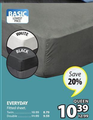 JYSK Everyday fitted sheet offer