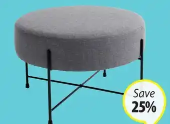 JYSK Padborg ottoman grey offer