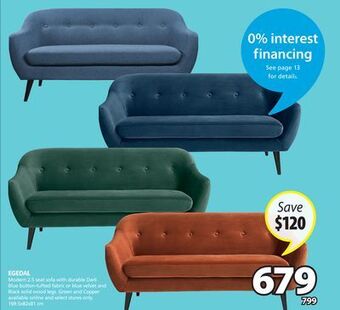 JYSK Egedal sofa offer