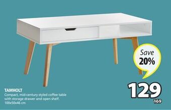 JYSK Tamholt coffee table offer