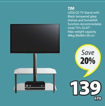 JYSK Tim led/lcd tv stand offer