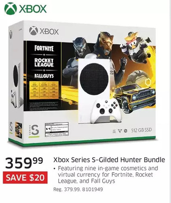 The Source Xbox series s-gilded hunter bundle offer