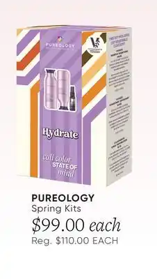 Chatters Salon Pureology spring kits offer