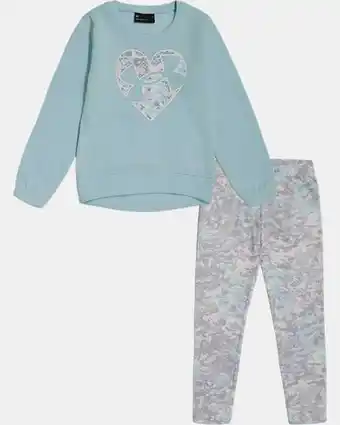 Under Armour Girls' toddler ua camo heart crewneck set offer