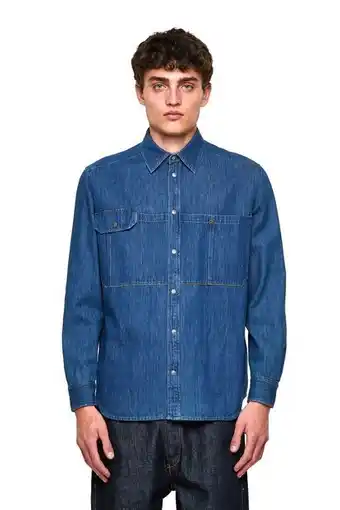 Diesel Shirt in stonewashed denim offer