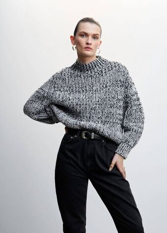 Mango Knitted braided sweater offer
