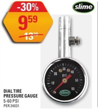 NAPA Auto Parts Dial tire pressure gauge offer