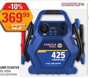 NAPA Auto Parts Jump starter offer