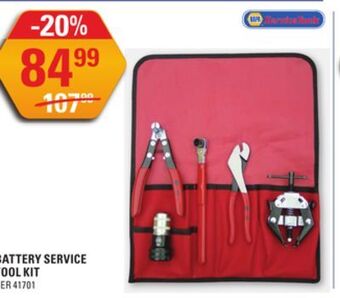 NAPA Auto Parts Battery service tool kit offer