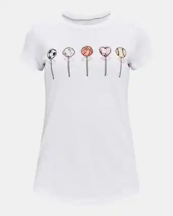 Under Armour Girls' ua valentines short sleeve offer