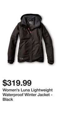 Mark's Women's luna lightweight waterproof winter jacket - black offer