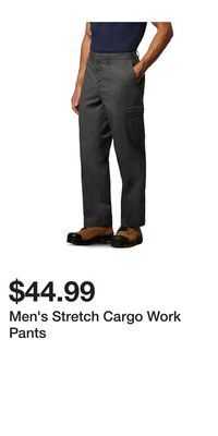 Mark's Men's stretch cargo work pants offer