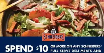 Loblaws Schneiders full serve deli meats offer