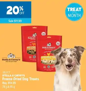 Ren’s Pets Depot Stella & chewy's freeze-dried dog treats offer