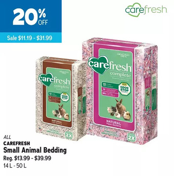 Ren’s Pets Depot Carefresh small animal bedding offer