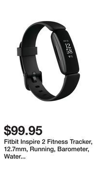Sport Chek Fitbit inspire 2 fitness tracker, 12.7mm, running, barometer, water resistant offer