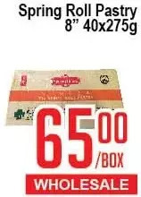 Skyland Foodmart Spring roll pastry offer