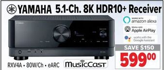 2001 Audio Video 5.1-ch. 8k hdr10+ receiver offer