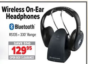 2001 Audio Video Wireless on-ear headphones offer
