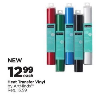Michaels Heat transfer vinyl by artminds offer