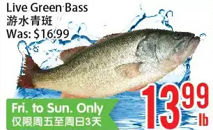Bestco Food Mart Live green bass offer