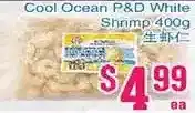 Grant's Foodmart Cool ocean p&d white shrimp offer