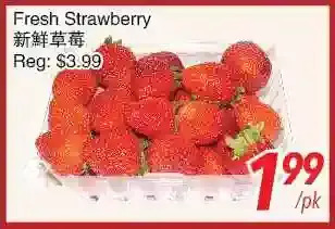 Foody World Fresh strawberry offer