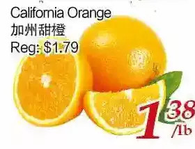 Tone Tai Supermarket California orange offer