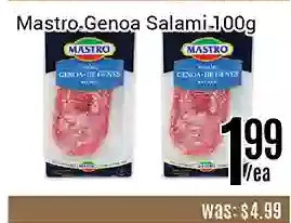Nations Fresh Foods Mastro genoa salami offer