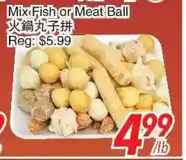 Foody World Mix fish or meat ball offer