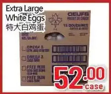 Hong Tai Supermarket Extra large white eggs offer