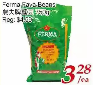 Tone Tai Supermarket Ferma fava beans offer