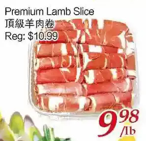 Tone Tai Supermarket Premium lamb slice offer